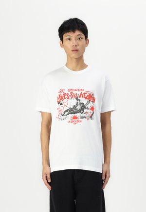 On Vacation APRÈS SKI HEAVEN UNISEX - Print T-shirt - white