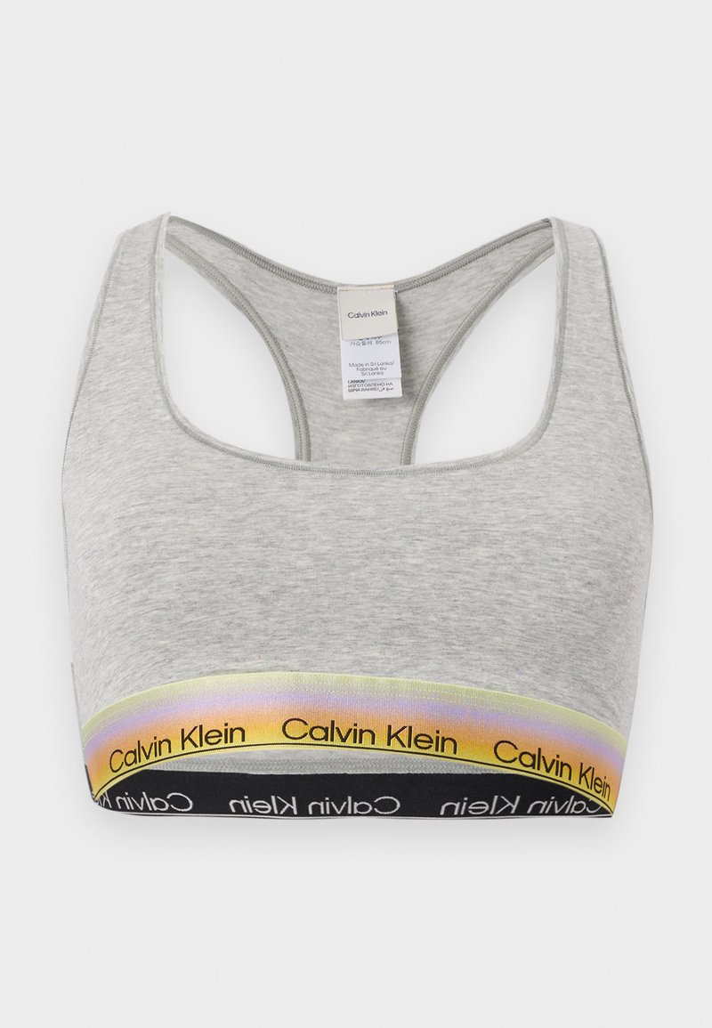 Calvin Klein Underwear UNLINED BRALETTE PRIDE - Bustier - grey heather ...