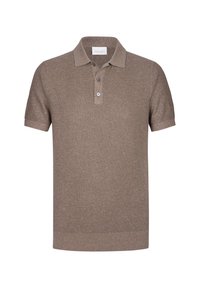 SHORT SLEEVE - Poloshirt - mid brown