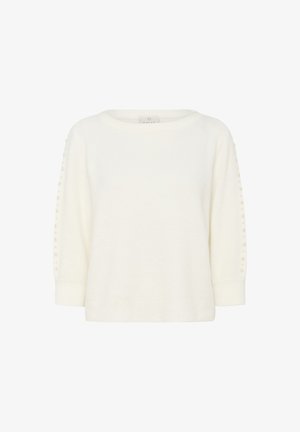 Kaffe BETTY  - Strickpullover - chalk cc