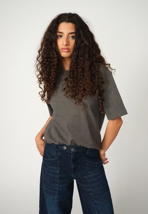 Basic T-shirt - grey melange