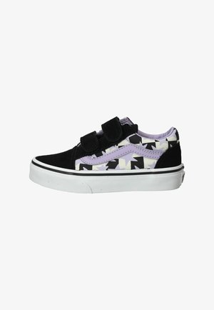Vans, VN000CYAGRG1 OLD SKOOL V STARRY CHECK SOFT PURPLE - Baskets basses - grg grey green