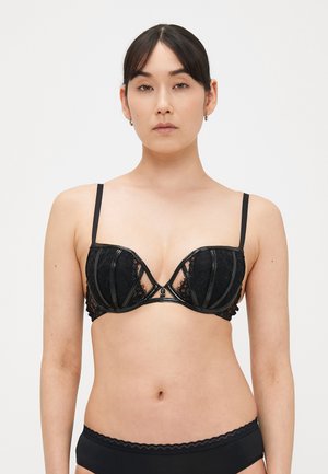 UNDENIABLE PADDED PLUNGE - Kaarituelliset rintaliivit - black