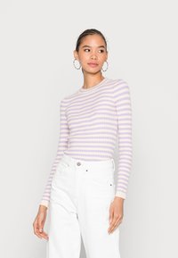 Pieces PCCRISTA O NECK  - Camisola - lavendula with birch