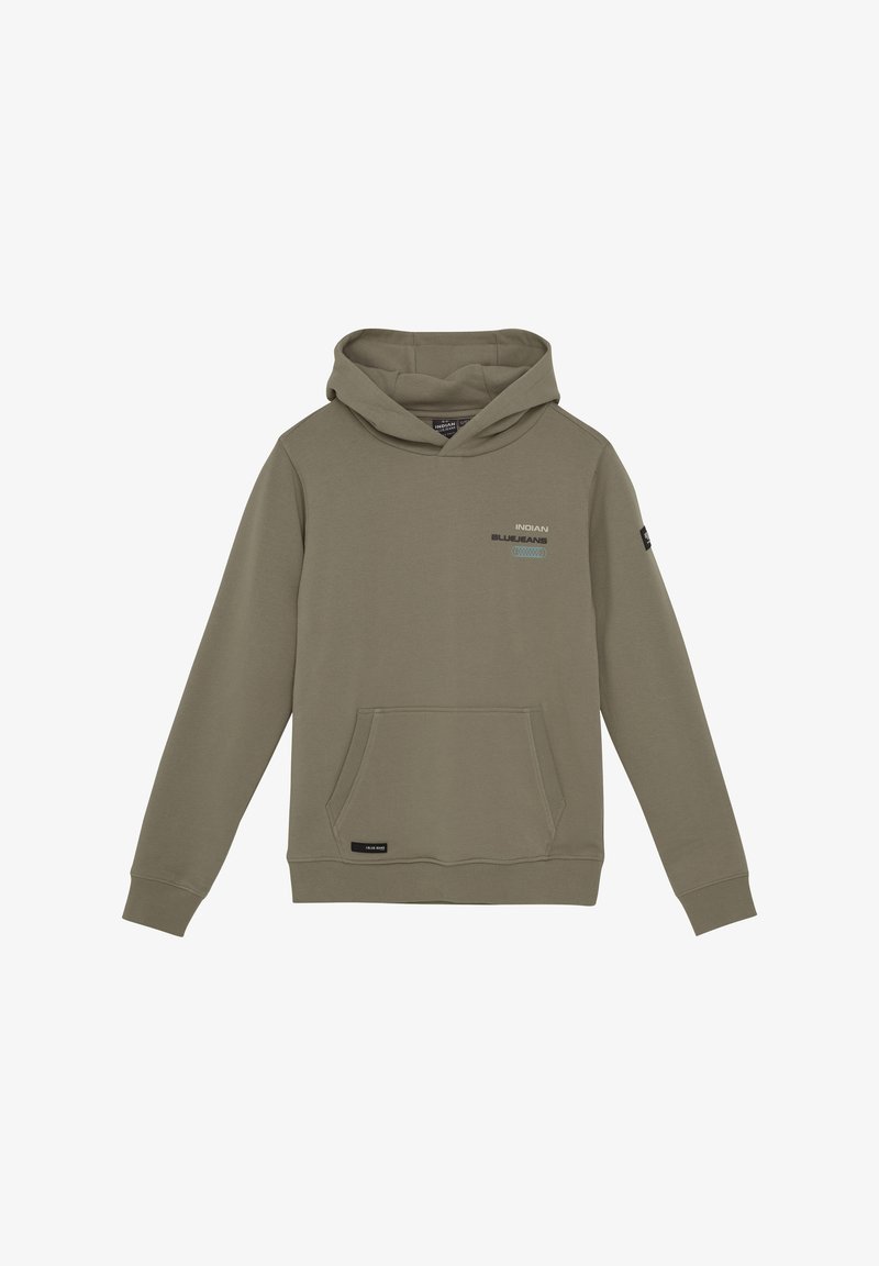 Indian Blue jeans BACKPRINT - Kapuzenpullover - timber wolf