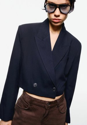 DOUBLE BREASTED BOXY FIT - Blézer - royal blue