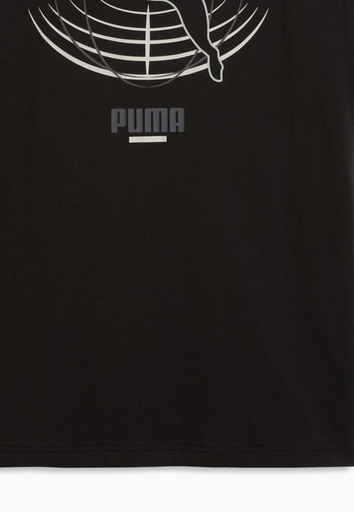 PUMA PUMATECH RELAXED GRAPHIC T-SHIRT - Print T-shirt - black — photo 6