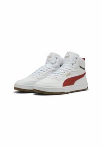 Puma CAVEN 2.0 - Sneakers hoog - white red fire gum