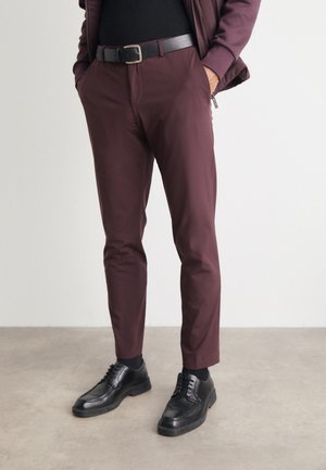 BOSS GENIUS - Trousers - open red