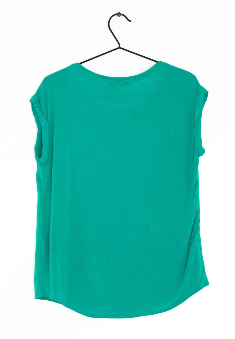 Mango Camiseta básica green/verde (Segunda mano)