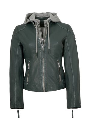 WFINJA - Leather jacket - sage