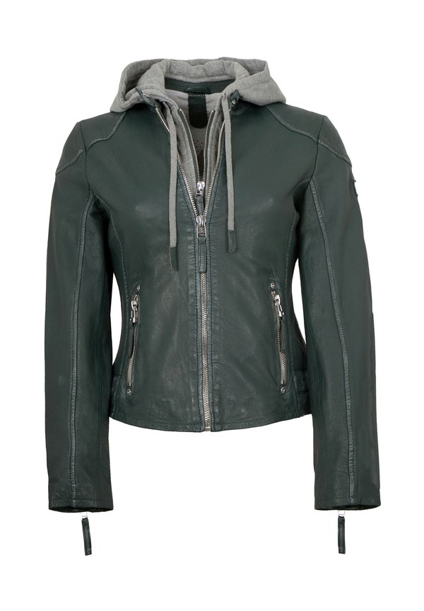 WFINJA - Lederjacke - sage