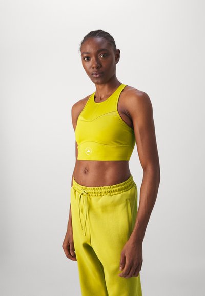 adidas by Stella McCartney ADIDAS BY STELLA MCCARTNEY TRUEPURPOSE CROP - Sujetadores deportivos con sujeción ligera - pulse olive