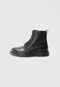 COMBAT ESS - Nööritavad poolsaapad - triple black