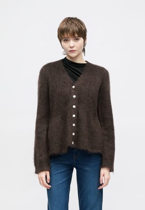 YASLIMO CARDIGAN - Gilet - seal brown