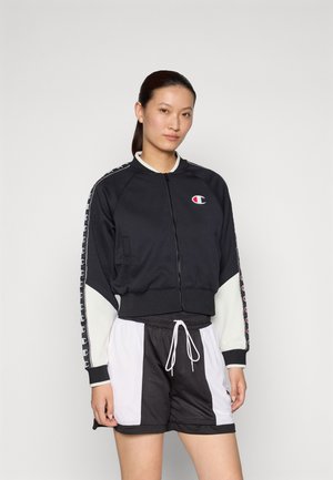 Champion SPORT HERITAGE FULL ZIP - Sudadera con cremallera - black