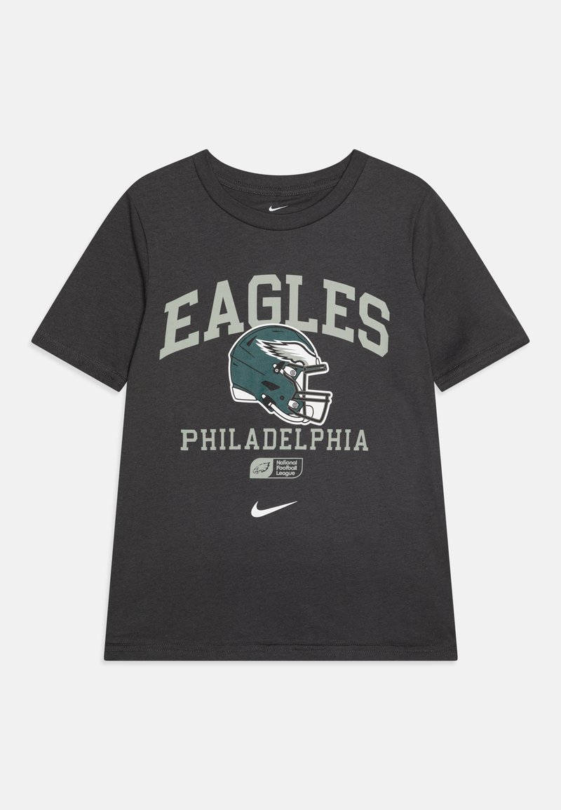 Nike Performance EAGLES HELMET ESSENTIAL TEE NFL UNISEX - Nyomott mintás póló - anthracite
