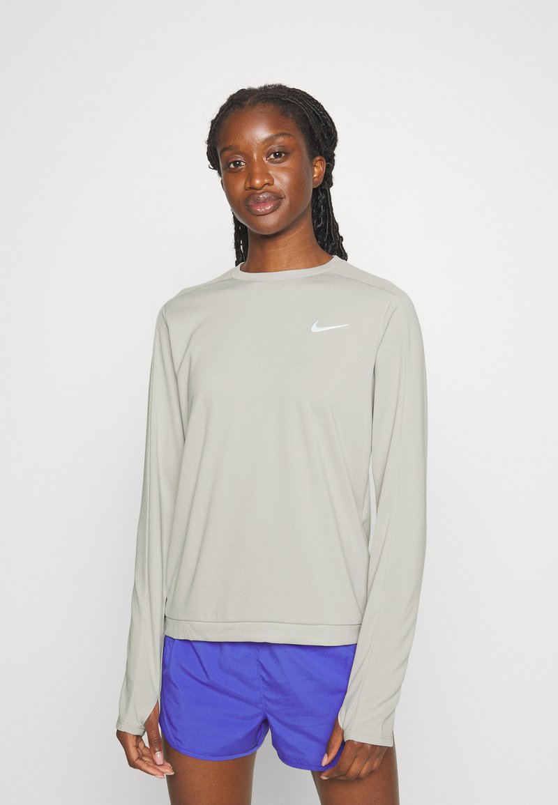 Nike Performance - PACER CREW - Majica z dolgimi rokavi - light iron ore/silver-coloured, Povečajte