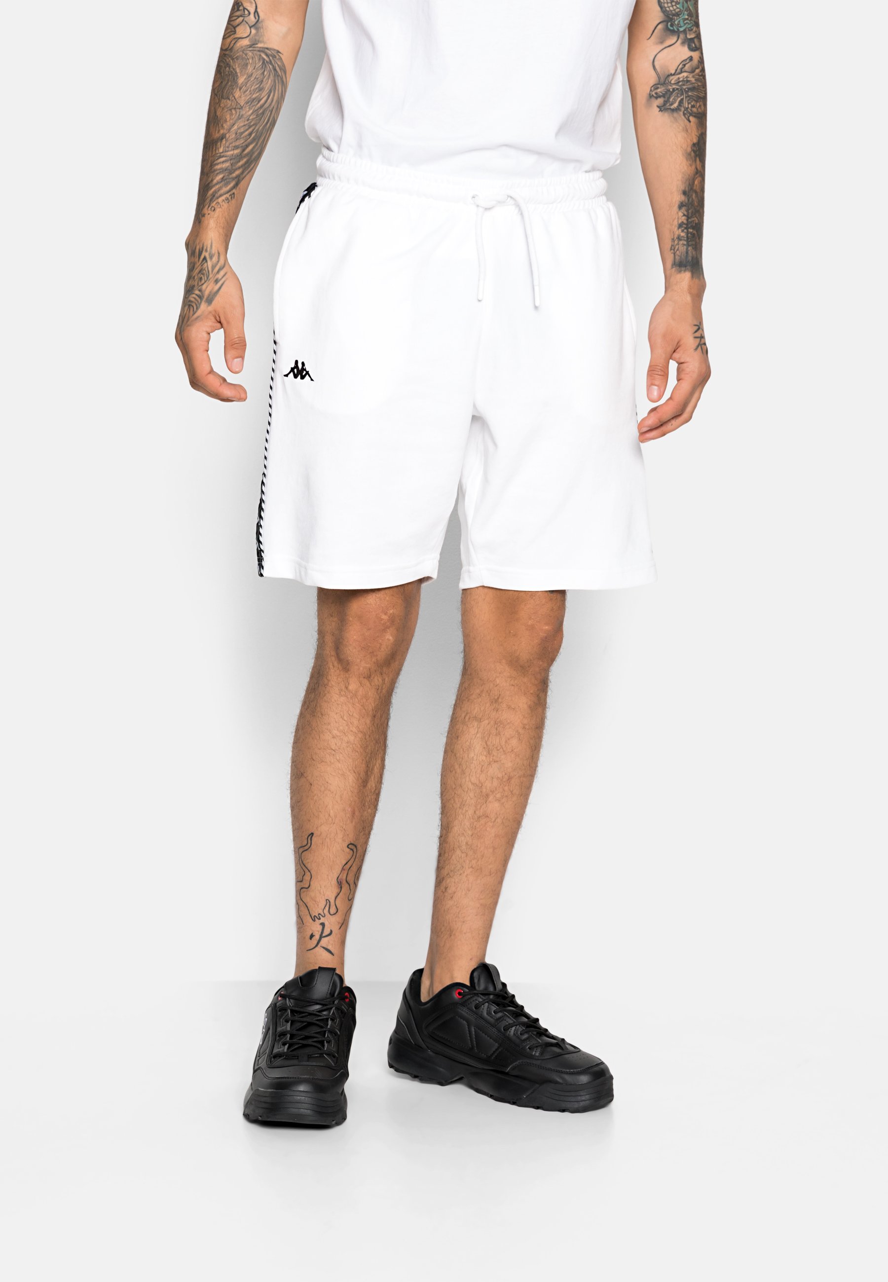 kappa shorts white