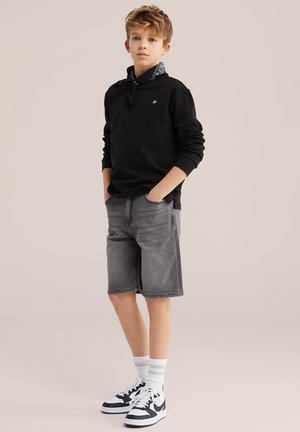 WE Fashion RIDGE - Jeans Shorts - dark grey