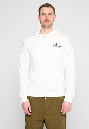 FRENCH TERRY - Zip-up sweatshirt - off white