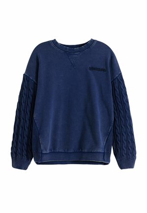 CABLE SLEEVE   - Felpa - blue