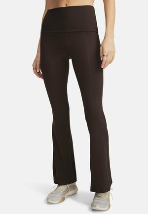 MERIDIAN FOLDOVER FLARE - Tights - kona brown