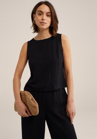 WE Fashion Hlače - black