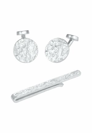 SET STRUCTURED - Boutons de manchette - silberfarben