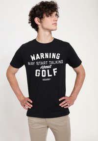 Henry Tiger DUKE & SONS TALKING ABOUT GOLF - Camiseta estampada - black