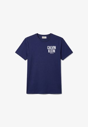 Calvin Klein Jeans, BLOCK FONT - T-shirts print - estate blue