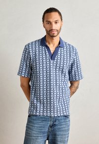 Scotch & Soda PRINTED RELAXED FIT - Poloshirts - faded denim