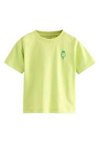 Next - SIMPLE SHORT SLEEVE - Nyomott mintás póló - lime green Miniatűr kép 1