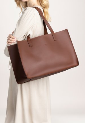 Gusti Leder, SHOPPER AGATHA - Shopping bags - walnut