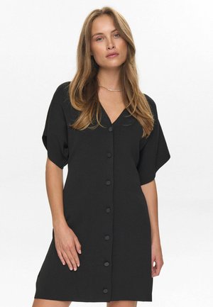 Rochie tip cămașă - caviar