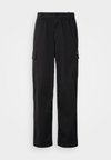 REGULAR STRAIGHT - Cargo trousers - black
