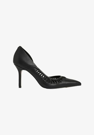 Reiss REGULAR FIT - MARLENE TWIST DETAIL COURT - Klassikalised kontsakingad - black