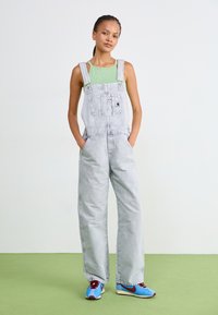 Carhartt WIP - BIB OVERALL STRAIGHT - Salopette - black chalk wash Image miniature 1