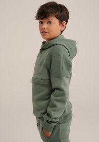 WE Fashion BLUE RIDGE - Mikina s kapucňou - green