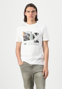 TOM TAILOR DENIM Camiseta estampada - white