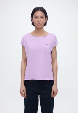 T-SHIRT, SSL, CHEST POCKET - Jednoduché tričko - wild orchid