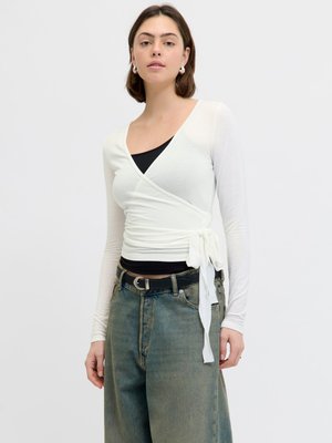 JXLUNA WRAP LS  - T-shirt à manches longues - cloud dancer
