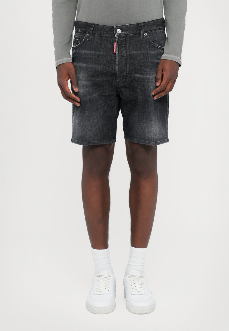 Dsquared2 - MARINE - Jeans Shorts - black, Vergrößern