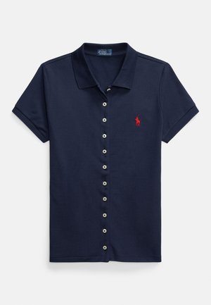 BUTTONED PLACKET POLO SHIRT - Skjorte - newport navy