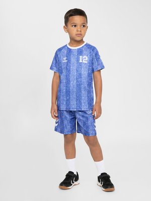 Hummel, HMLSHIMMER SET UNISEX - Print T-shirt - dazzling blue bright white