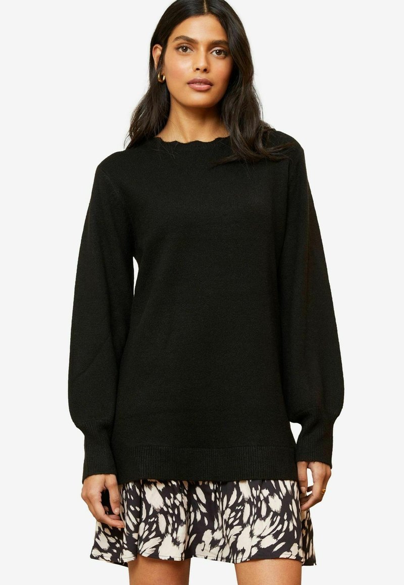 Love & Roses REGULAR FIT - Stickad klänning - black