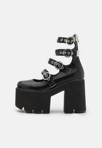 LAMODA BE CONSCIOUS - Platform magas sarkúk - black