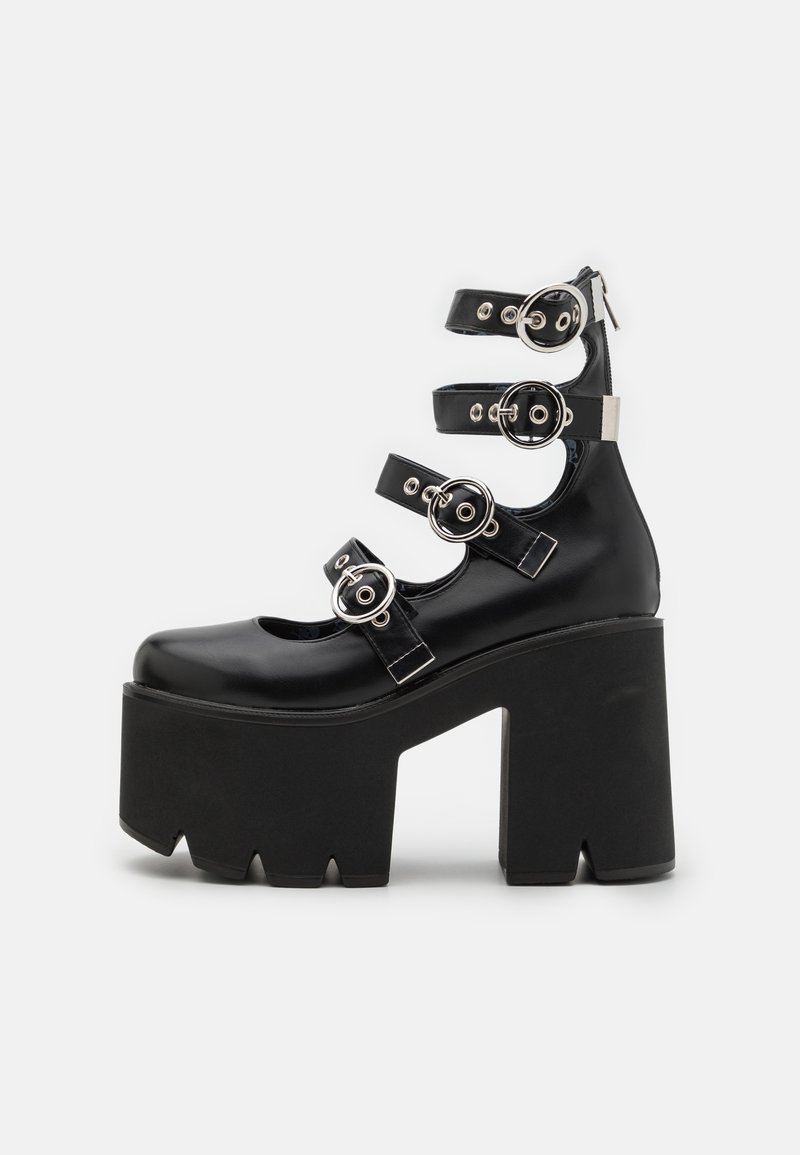 LAMODA BE CONSCIOUS - Platform magas sarkúk - black