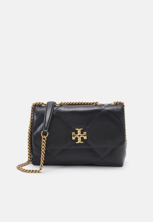 Tory Burch KIRA QUILT SMALL CONVERTIBLE SHOULDER BAG - Keresztpántos táska - black