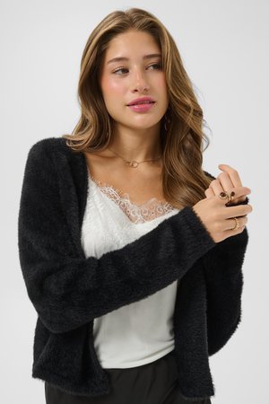 Love Copenhagen, LCTRISHA KNIT BOLERO - Gilet - pitch black